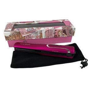 HFX Hair Effects Cordless USB Rechargeable Hair Straightener Pink w/Travel Pouch